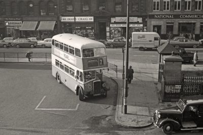A Number 7 Bus At St. Enoch Square, Glasgow 1960
