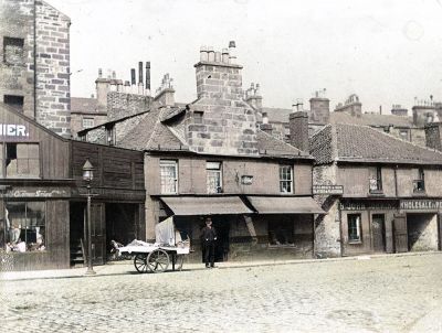 A Row of Shops in Greendyke Street, Glasgow 1894
