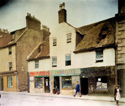A Thatched Building with a distinctive Nepus Gable in King Street (now Millroad Street) in Calton Glasgow 1895
