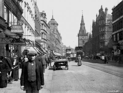 A busy Argyle Street Glasgow 1914

