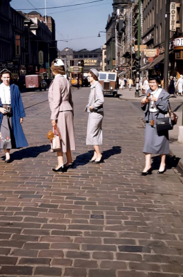 Argyle Street, looking west towards Central, late 1950s.

