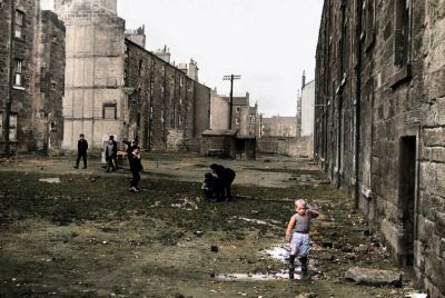 Back Courts In The Gorbals, Glasgow. 1960s.
