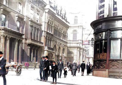 Buchanan Street viewed from the corner of St Vincent Street, Glasgow 1912
