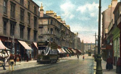 Byres Rd, Glasgow West End 1910
