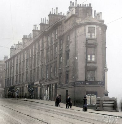 Cowcaddens Street at junction of Buchanan Street, Glasgow 1925
