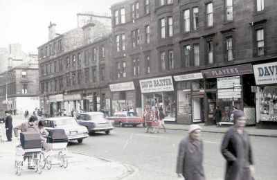 Dumbarton Road,  Partick, Glasgow 1969
