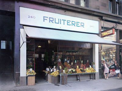 Fruit Shop on Dumbarton Road, Glasgow  1935
