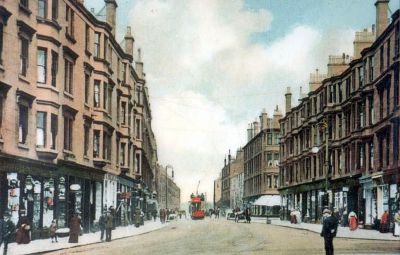Gairbraid Street Maryhill ( Now Maryhill Road ) Glasgow, Photographed From Bilsland Drive, Circa Early 20th Century
