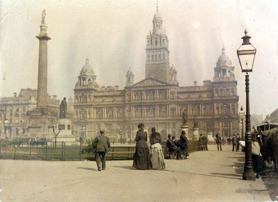 George Square Looking Towards The City Chambers, Glasgow 1895
