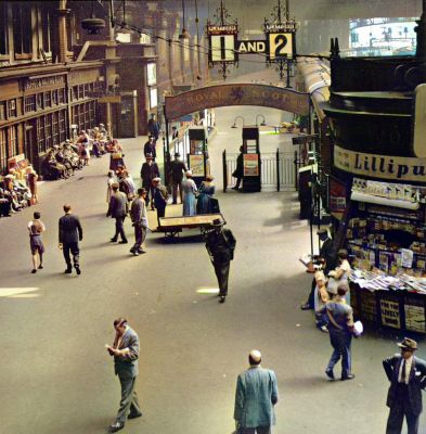 Glasgow Central Station, 1955
