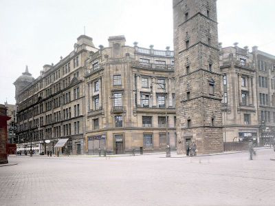 Glasgow Cross  looking towards Trongate, Glasgow 1930
