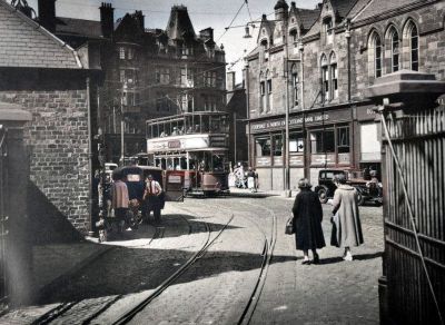 Govan Street Scene, Glasgow  1950s
