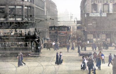 Intersection of Stockwell Street and Argyle Street, Glasgow 1914
