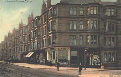 Kildonan Terrace, Ibrox Glasgow early 1900s
