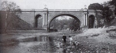Kirklee Bridge on Kirklee Road Glasgow Late 1800s
