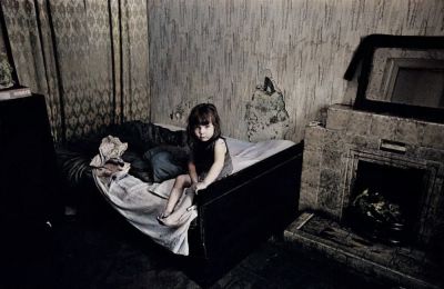 Little Girl In A Damp Semi Derelict Tenement Flat Glasgow 1970
