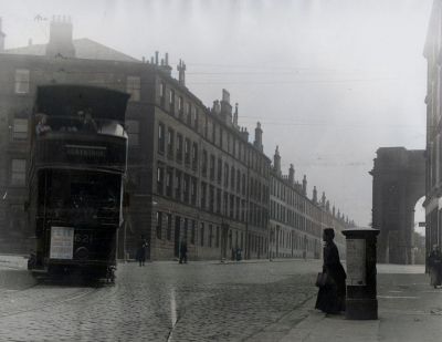 Monteith Row from London Street Calton Glasgow, 1916
