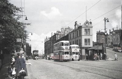 Nice Mid 20th Century View Of Balgrayhill Road and Springburn Road
