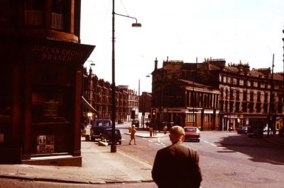 Northpark Street Garscube Road and Maryhill Road Glasgow 1970
