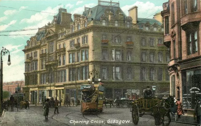 Old Postcard Showing Charing Cross, Circa Early 1900s
