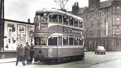 Pollokshaws Road at Haggs Road., Glasgow 1950s
