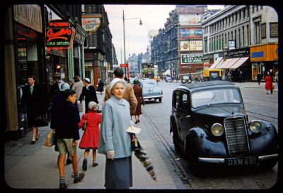 Sauchiehall Sreet Glasgow 1954
