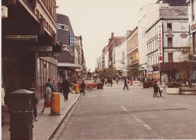 Sauchiehall Street, Glasgow 1980s.
