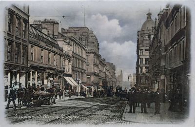 Sauchiehall Street,  Glasgow Early 1900s
