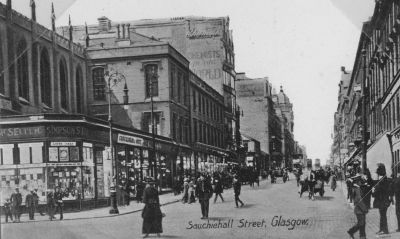 Sauchiehall Street Glasgow Early 1900s
