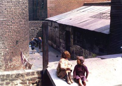 School holidays in the Gorbals, Glasgow August 1926
