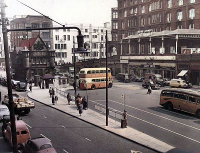 St Enoch Square, looking North, Glasgow Circa 1950
