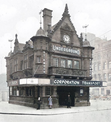 St Enoch Underground Glasgow 1900s
