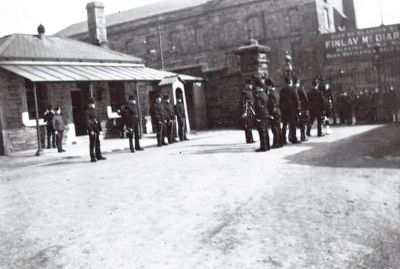 The Gatehouse at Maryhill Barracks Glasgow Early 1900s
