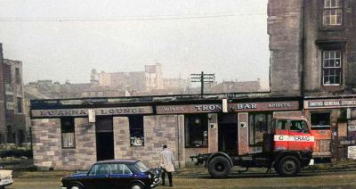 The Tron Bar, Bedford St, Gorbals, Glasgow. 1966.
