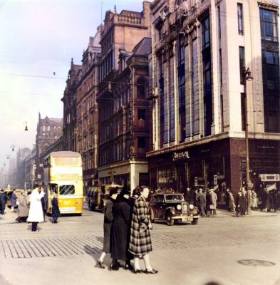 The corner of Argyle and Buchanan Streets, February 1939

