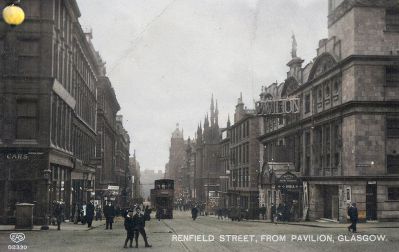 Top end of Renfield Street, Glasgow 1912
