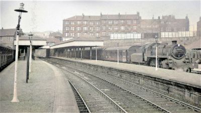Trains At The Platforms Inside Maryhill Central Station Glasgow 1962
