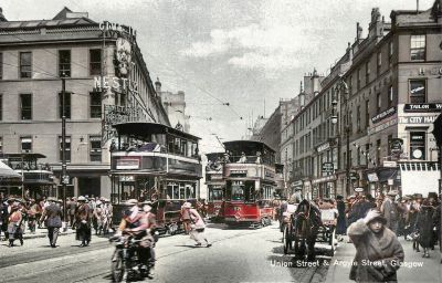 Union Street And Argyle Street, Glasgow 1920s
