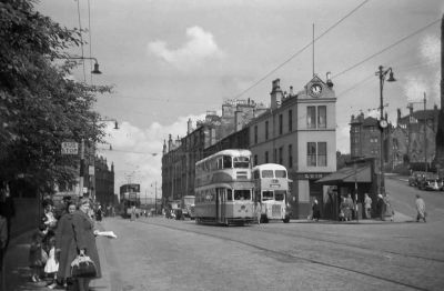 Waiting on a Bus Springburn Road Glasgow 1960s
