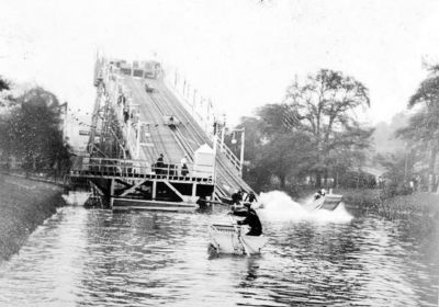 Water chute on the River Kelvin 1901
