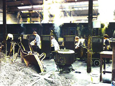 Women doing their Washings at the Whiteinch Wash-house, Glasgow 1950s
